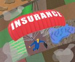 Life insurance is like a big parachute, and you can float along safely.